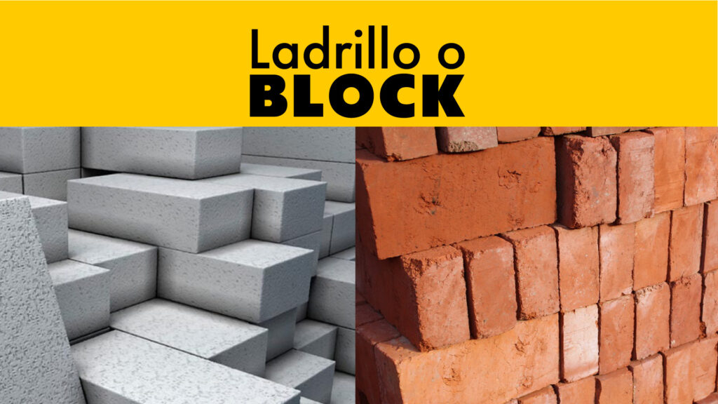 Ladrillo o block que es mas barrato